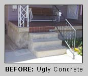 BEFORE: ugly concrete